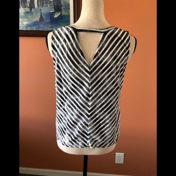VAN’S industrial blue and white striped loose tank top - Picture 9 of 10